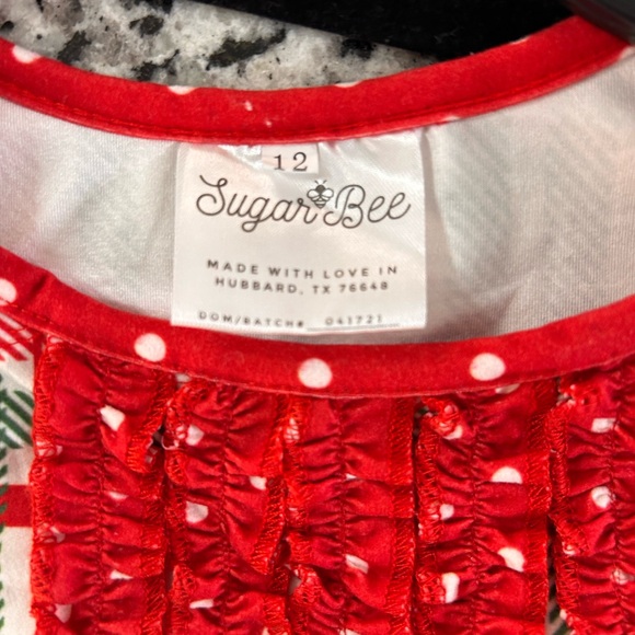 Christmas pajamas SUGAR BEE CLOTHING
Ruffle Buttflap Plaid size 12 - Picture 8 of 8